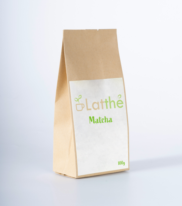 Sachet de matcha en poudre