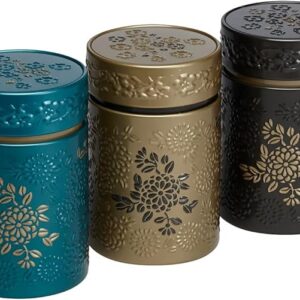 lot de 3 boîtes à thé