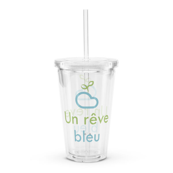 Gobelet en plastique transparent - Un rêve bleu