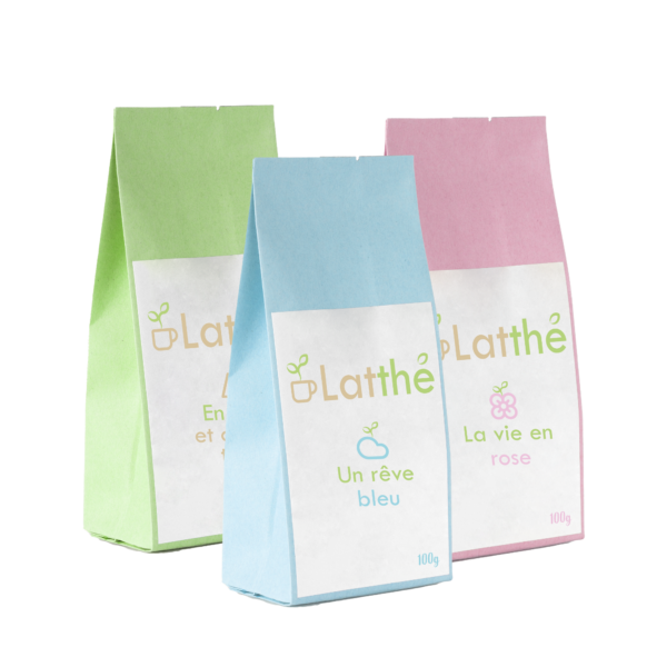 trois sachet de thé libre différents