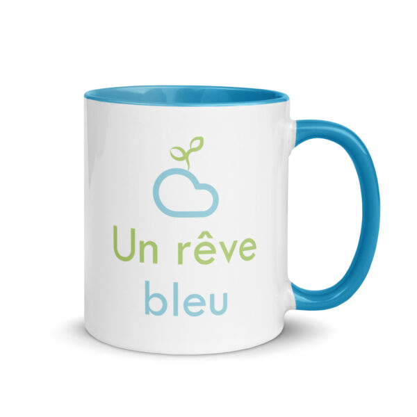 Mug bicolore - Un rêve bleu