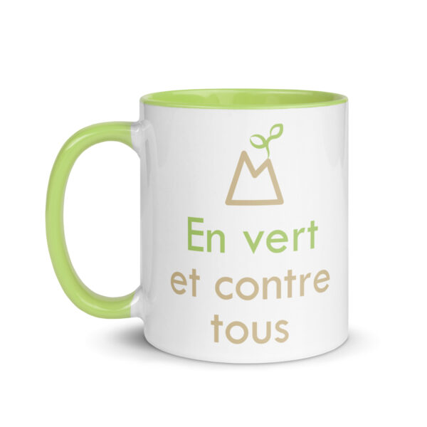 Mug bicolore - En vert et contre tous
