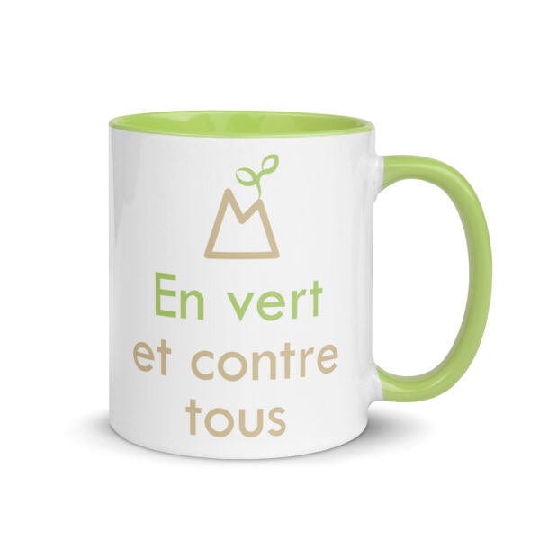 Mug bicolore - En vert et contre tous