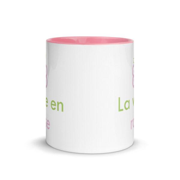 Mug bicolore - La vie en rose